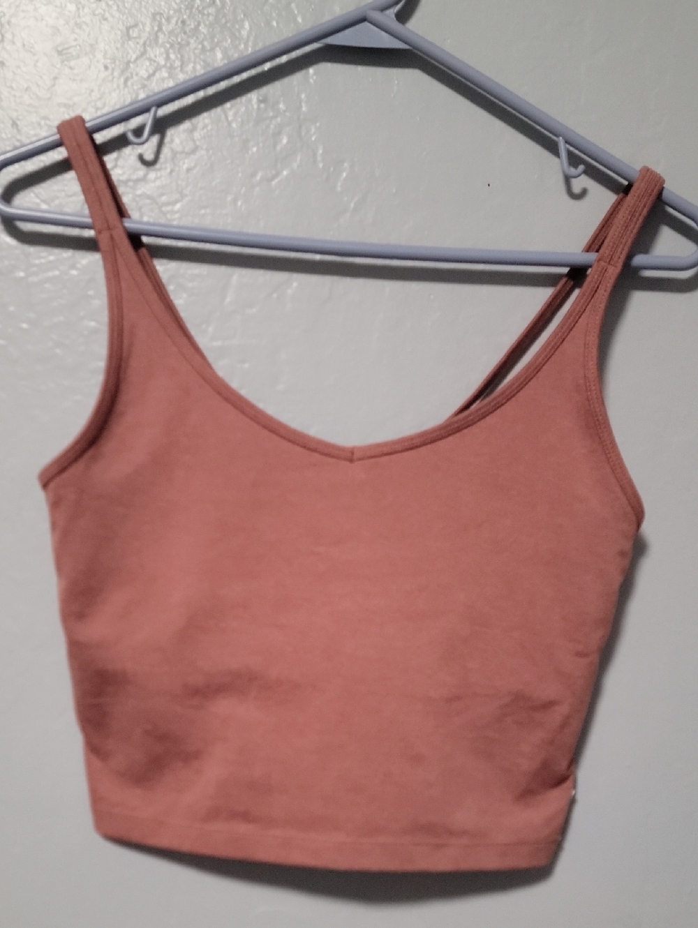 Vuori Dusty Rose Cropped Cami Tank